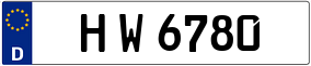 Truck License Plate